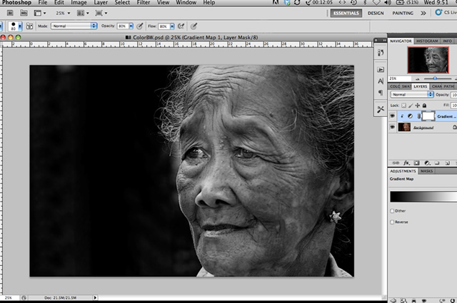 Black and White Photoshop Conversion Technique