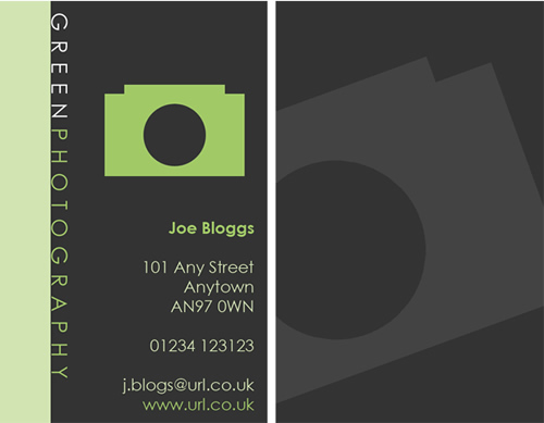 Photography Business Cards