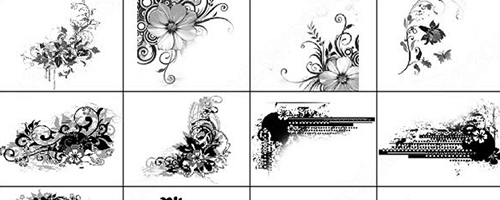 Photoshop Flower Brushes