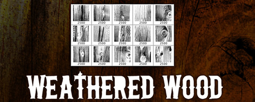 Weathered Wood High Resolution Photoshop Brushes