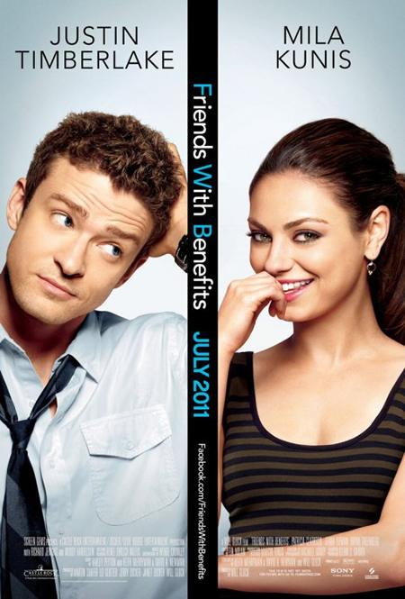 Friends with Benefits - Movie Posters with Romantic Photography