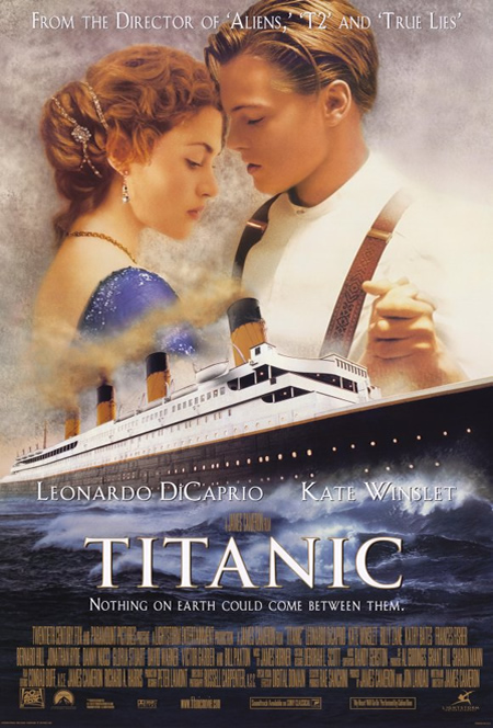 Titanic - Movie Posters with Romantic Photography