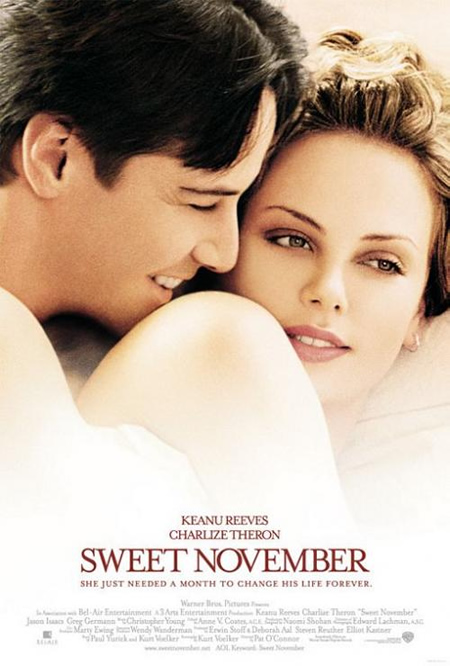 Sweet November - Movie Posters with Romantic Photography