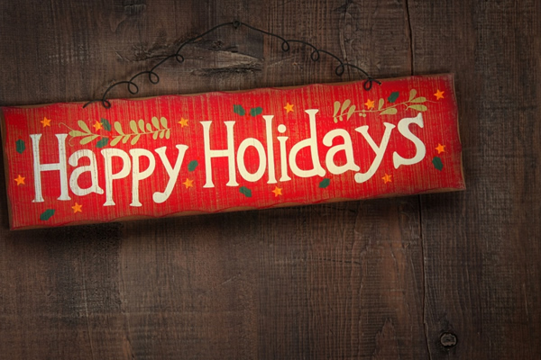 Happy Holidays Sign