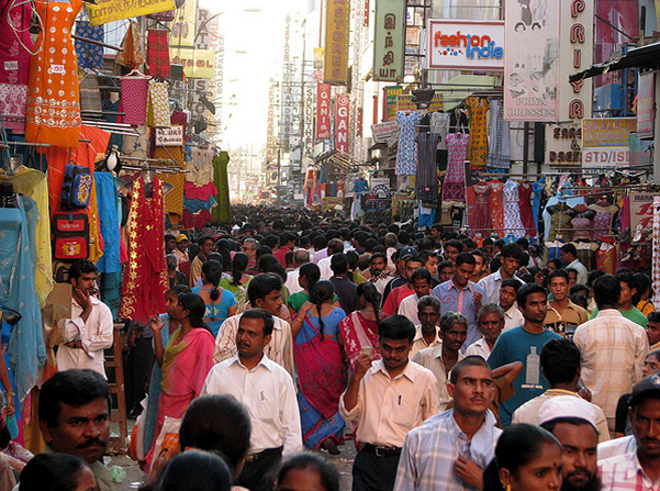 Chennai - Busy T. Nagar market