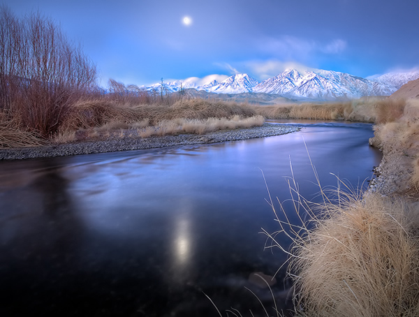 Owens Valley Before Sunrise With Mount Tom