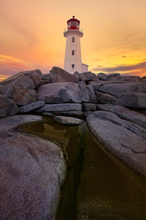 Peggy's Cove Lighthouse Nova Scotia