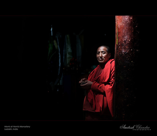 A Buddhist Monk - Ladakh, India