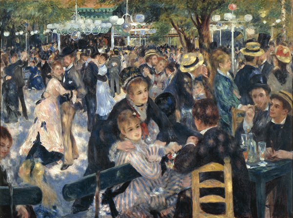 Dance at Le Moulin de la Galette by Pierre-Auguste Renoir