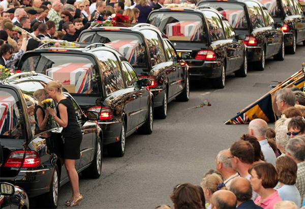 Fallen Soldiers in Wootton Bassett