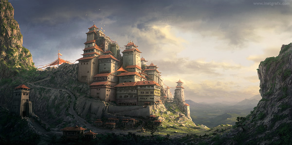 Chinese Monastery Concept - 25 Truly Amazing Digital Paintings