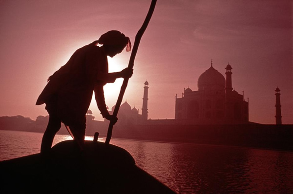 Taj Mahal by Burt Glinn