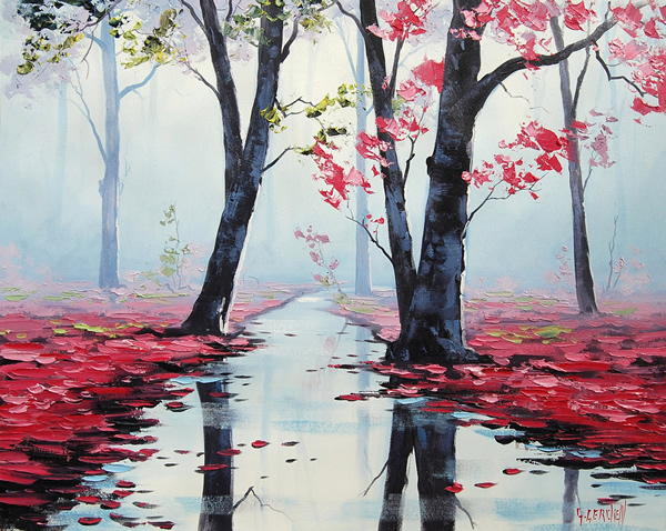 Misty Pink - 30 Inspirational Examples of Traditional Paintings