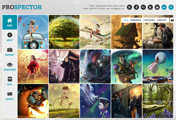 Prospector Portfolio WordPress Theme