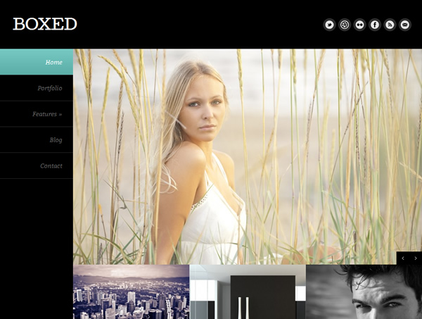 Boxed - Responsive Full Background Portfolio Theme