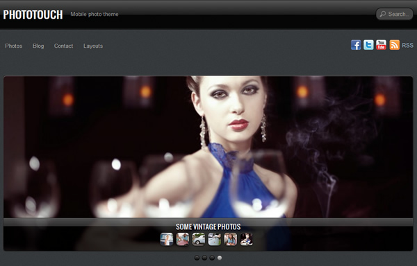 Photo Touch Photography WordPress Responsive Theme 