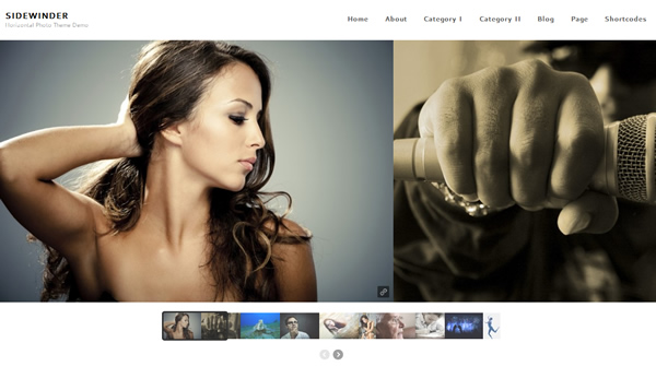 Sidewinder Photography WordPress Responsive Theme