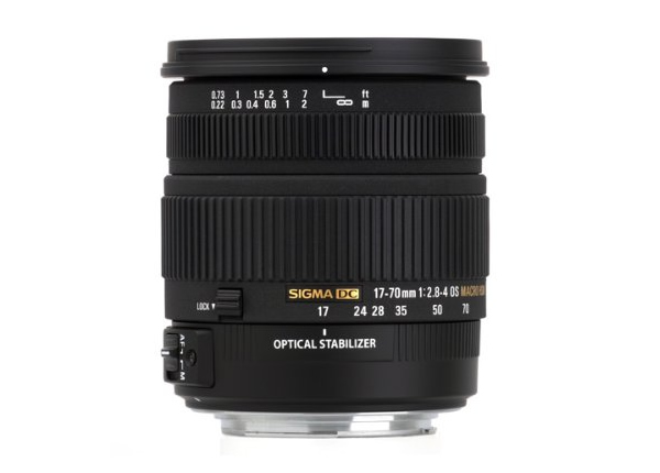 Sigma 17-70mm f/2.8-4 DC Macro OS HSM Lens for Canon Mount Digital SLR Cameras