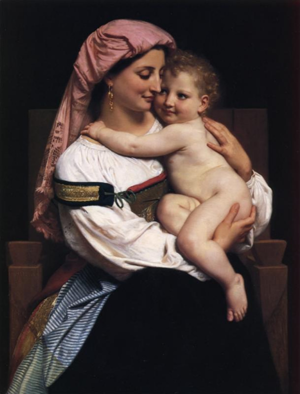 Woman of Cervara and Her Child, 1861