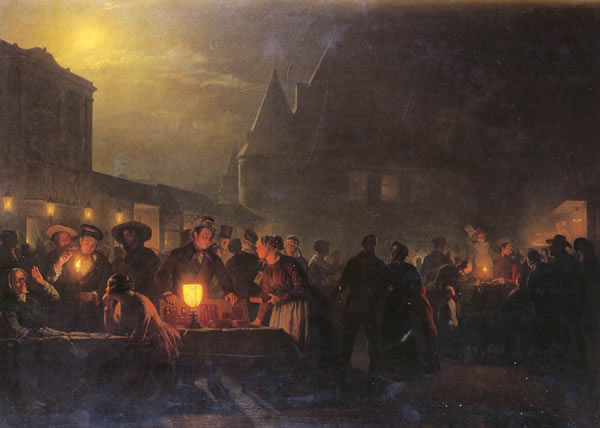 Classic Street Paintings By Petrus Van Schendel