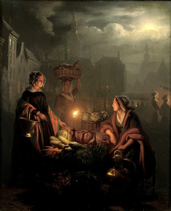 Classic Street Paintings By Petrus Van Schendel