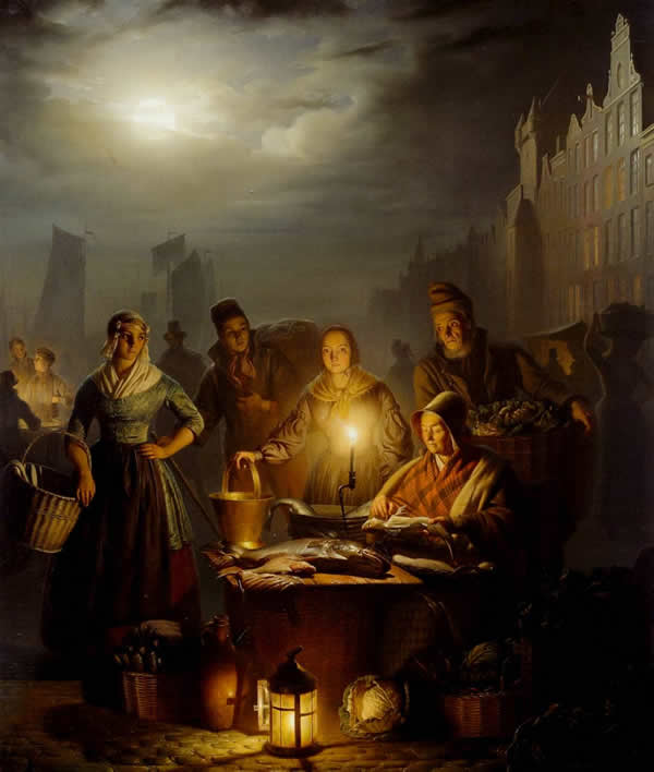 Classic Street Paintings By Petrus Van Schendel