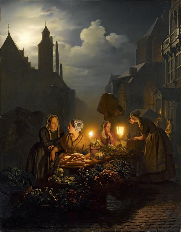 Classic Street Paintings By Petrus Van Schendel