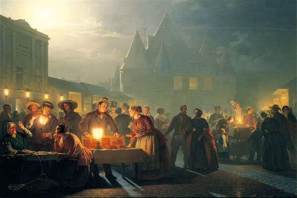 Classic Street Paintings By Petrus Van Schendel