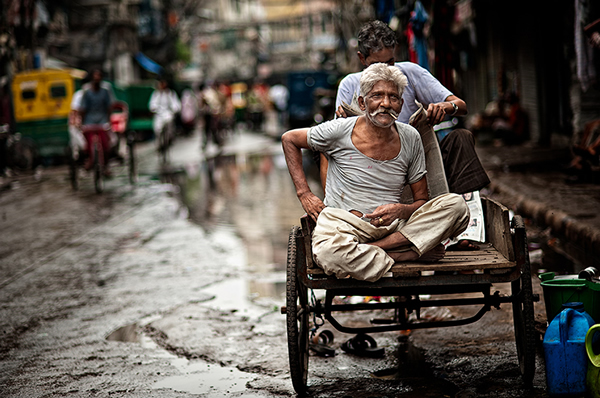 Smoking - Indian Color Street Photography