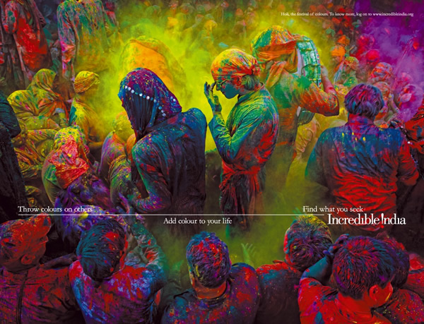 Incredible India - Celebrate Holi