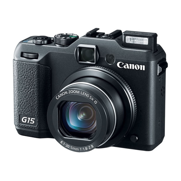 Canon PowerShot G15 12MP Digital Camera 