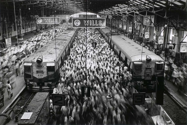 Churchgate Train Station by Sebastiao Salgado