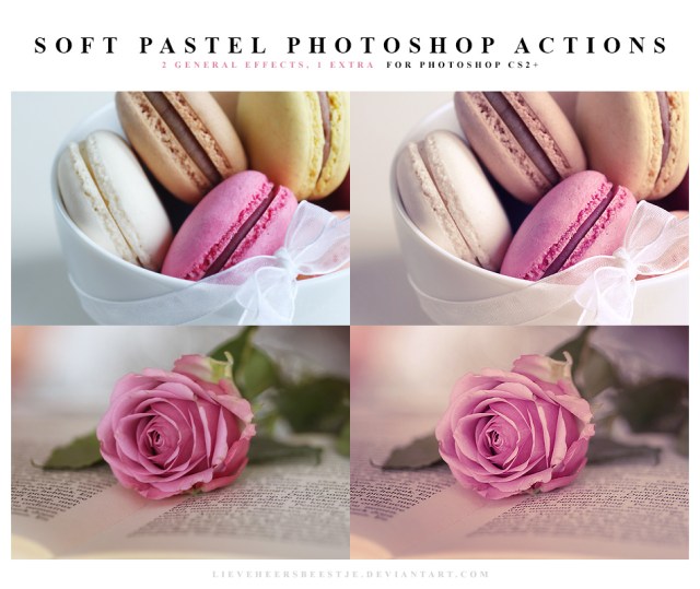 Soft Pastel Photoshop Actions