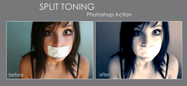 Split Toning Photoshop Action