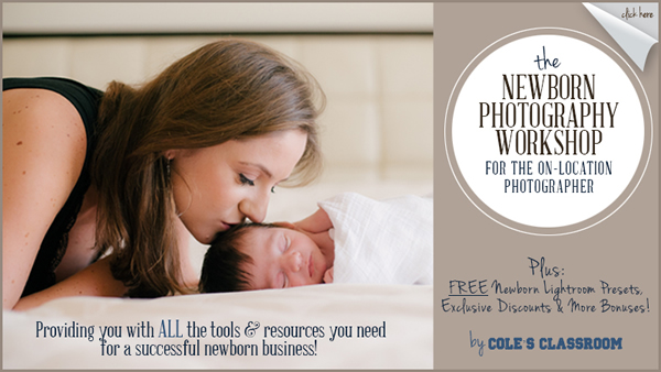 Online Newborn Photography Workshop & Training by Cole's Classroom