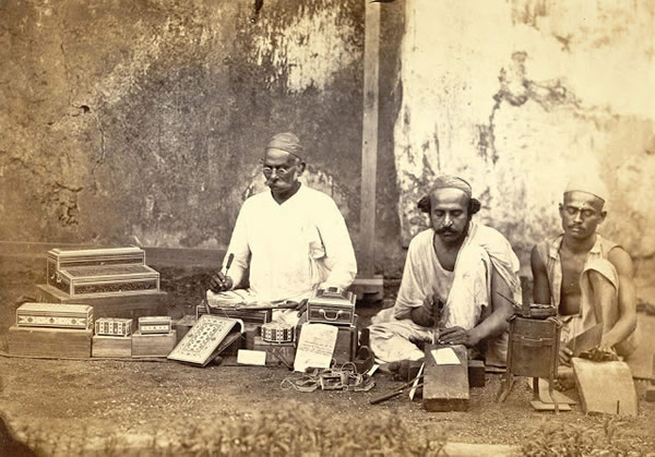 Work-Box Makers at Bombay (Mumbai) - 1873