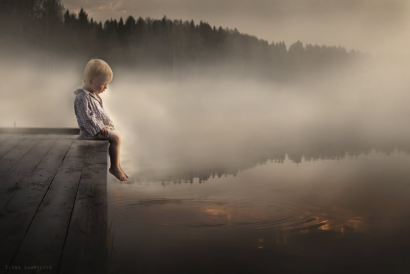 Elena Shumilova - Russian Mother Takes Amazing Portraits of Her Two Kids with Animals