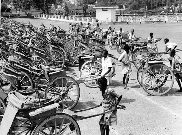 Rikshaw Pullers - Madras (Chennai)