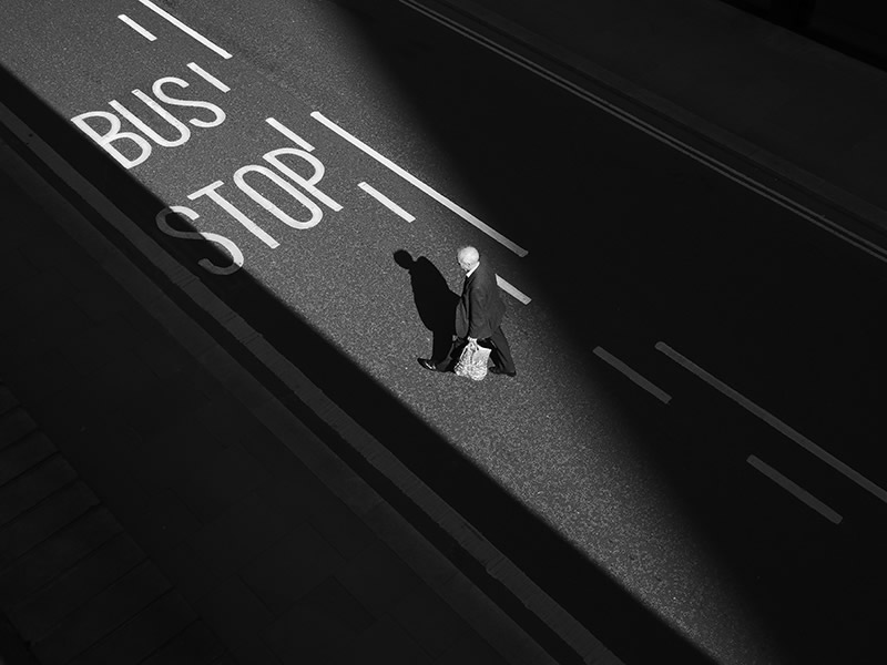 Magic with geometrical patterns in Street Photography by Rupert Vandervell