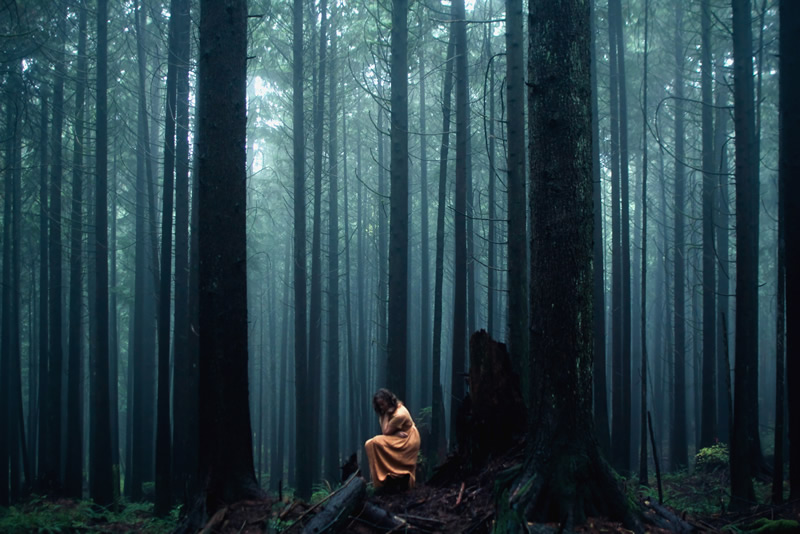 All alone in the most beautiful place on earth - Elizabeth Gadd and her stunning self-portraits