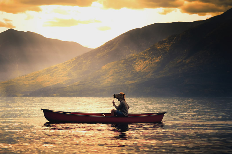 All alone in the most beautiful place on earth - Elizabeth Gadd and her stunning self-portraits