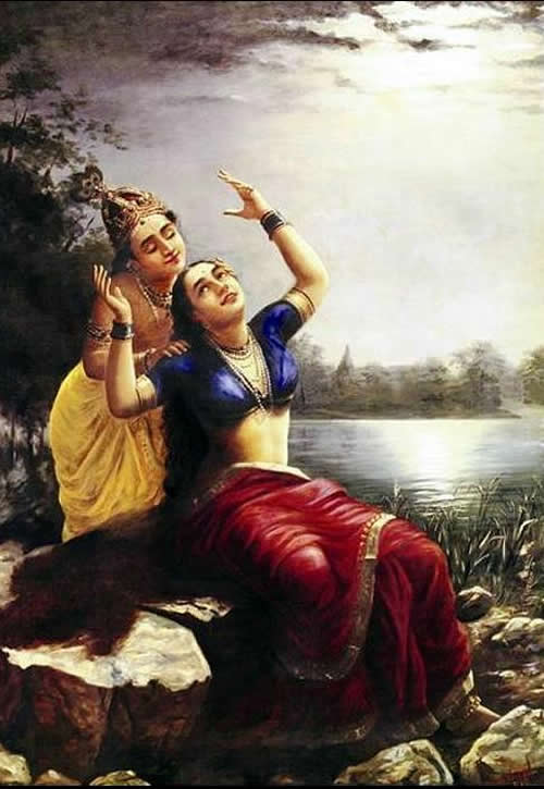 Radha Madhavam by Raja Ravi Varma