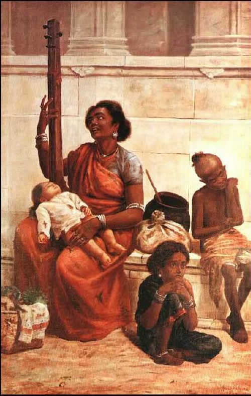 Gypsies by Raja Ravi Varma