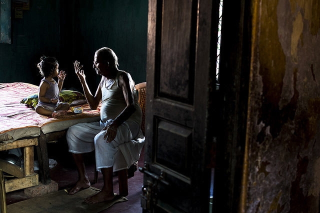 Grandpa - Mulighat, Kolkata, India