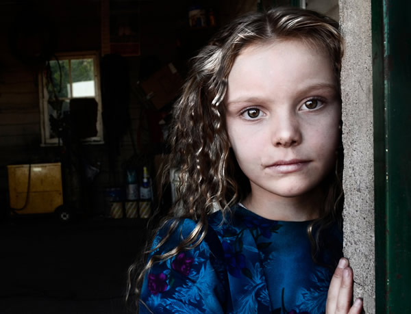 Mennonite girl - Santiago Del Estero, Argentina