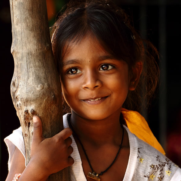 Little Angel on the street