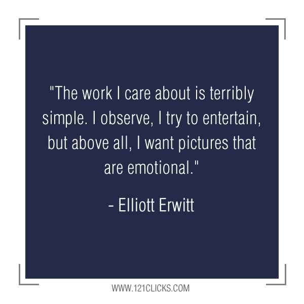 Inspiring Photography Quotes from Master Photographer Elliott Erwitt 