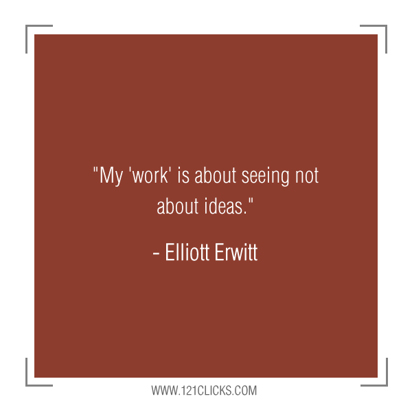 Inspiring Photography Quotes from Master Photographer Elliott Erwitt 