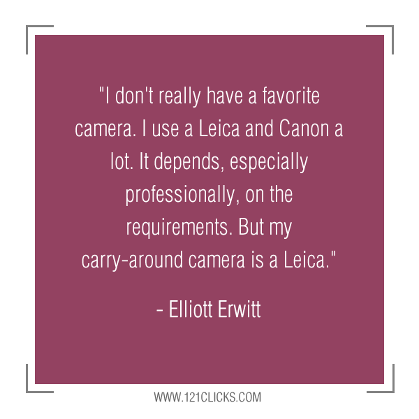 Inspiring Photography Quotes from Master Photographer Elliott Erwitt 