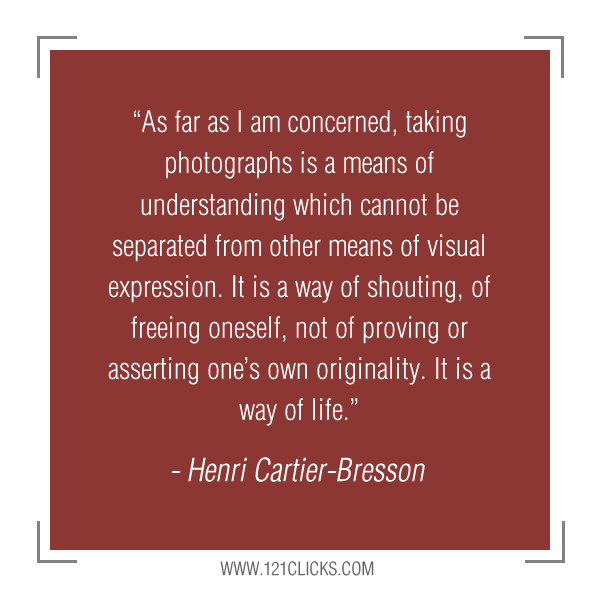 Inspiring Photography Quotes from Henri Cartier-Bresson 